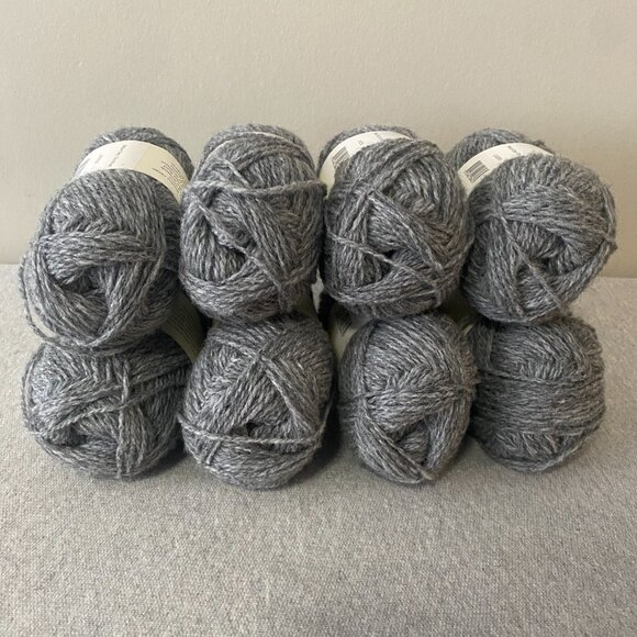NWT Biches & Buches Le Lambswool Colour Medium Grey Lot of 8 - Picture 6 of 6